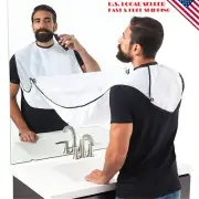 Shaving Apron Barber Clipper Beard Trimming Goatee Hair Cut Smock Collector Bib
