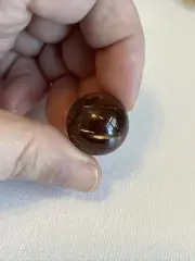 Rutilated Quartz Crystal Sphere Ball Marble 19.6mm