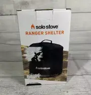 Solo Stove Ranger Shelter Fire Pit Cover Round Waterproof, BLACK- NEW