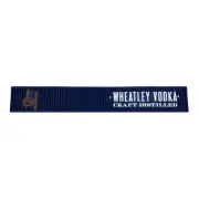 Wheatley Vodka Buffalo Trace Bar Rail Mat Man Cave Home Bar New 23.5in x 3.5in