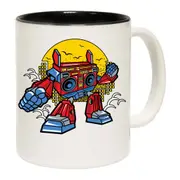 Boombox Robot Ghetto Blaster Retro Mug Cup