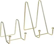 CORHAD 2pcs Bracket Photo Stand Tablet Stand Shelf Braces Business Card Display Holder Tablet Mount for Desk Picture Frame Holder Plate Multifunction Wrought Iron Tool