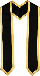 [Generic] 2023 Graduation Stole | Adult Graduation Stole Sash Stoles - Long Graduation Stole With Trim Angled End for High School College University Men Women