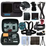 GoPro HERO10 Black 23MP Waterproof 5.3K Camera Camcorder+ Ultimate Action Bundle
