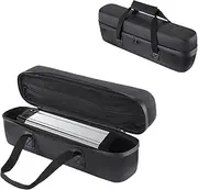 Ebike Battery Case Bag,EVA Hard Shell Protective E-Bike Battery Storage Bag Carrying Case for Long-Distance Biking Camping Batteries Storage (Black)