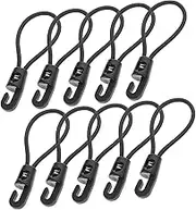 BESPORTBLE 20Pcs Heavy Duty Elastic Bungee Cords with Hooks for Luggage Portable Straps for Car Trunk Durable Shock Rope for Travel and Outdoor Activities