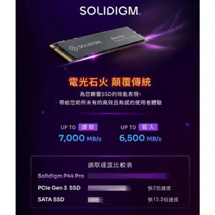 Solidigm P44 Pro 512G 1T M.2 PCIe 4.0 SSD 固態硬碟