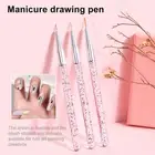 3pcs/set Nail Liner Pen Colorful Surface Tip Head Sequins Flower Nail Art French