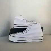Size 11.5 - Converse Chuck Taylor All Star Platform High White W