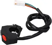 Motorcycle Handlebar Switch, Motorcycle Headlight Horn Switch, Handlebar Control Button Head Light Signal Horn On Off Button 7811‑107‑0000 (Style One)