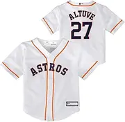 OuterStuff Jose Altuve Houston Astros MLB Toddler 2-4 White Home Player Jersey
