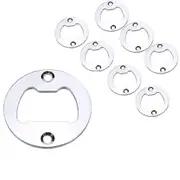 10x Bottle Opener Insert, Stainless Steel Diy Bottle Opener Hardware Kit Hardware
