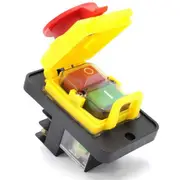 Circuit Breaker Switches,KJD12-14 6Pin Electromagnetic Disconnect Switches Built-in / Device Switch Black Yellow