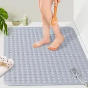 Comfortable Pebble Texture Shower Mat - 47.2" x 31.5" Non-Slip Safety Solution