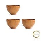 New J-kitchens Wooden Soup Bowls Modern Yamato Lacquer Soup Bowls Set of 3...