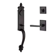Baldwin SC-COT-TAP-R-RSR-481 Cottonwood Handleset with Taper Knob Dark Bronze