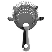 Arcata 4-Prong Bar Strainer 6 1/8"L x 4 1/2"W, S/S Black Titanium 12/Case