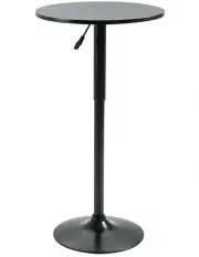 [IHOMDEC] Modern Round Bar Table in Black
