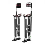 VEVOR Drywall Stilts, 61-101.6 cm Adjustable Aluminum Tool Stilts with Protective Knee Pads, Durable and Non-slip Work Stilts for Sheetrock Painting,