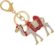 [Minkissy] 1PC Shape Pendant Keychain Holder Bag Accessories Creative Red Bag Charm for Handbag Backpack Car Key Decoration present Idea for