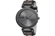 Gucci YA133206 Interlocking 42mm Red and Green Pattern Strap Unisex Watch