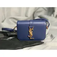 在飛比找蝦皮購物優惠-YSL monogram logo mini bag聖羅蘭藍