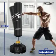 175cm Genki Boxing Punching Bag Stand Free Standing Heavy Kicking Punchbag