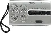 BC-R29 AM FM Battery Ope ed Portable Pocket Radio Radio Music Player Powered by 2 AA Battery Wirel Speaker for House & Silver One Size
