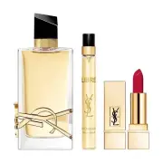 YSL Yves Saint Laurent Libre Eau de Parfum EDP 90ml + 10ml + Lipstick 1.3g Set