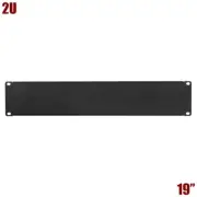 Blank Steel Rack Mount Panel Network Spacer 19" 2U Server Cabinet Enclosures