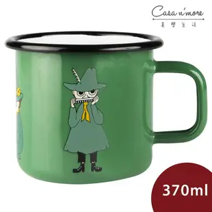 芬蘭 Muurla 嚕嚕米馬克杯 琺瑯杯 水杯 Snufkin 森林綠 370ml 新春購物節【$199超取免運】