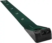 Indoor Putting Mat, 8 Feet Pro Indoor Putting Green with Ball Return, Golf Accessories for Men Playing Golf Game at Home or Office, Indoor Golf Putting Green with Hole for Women Men Yongbao