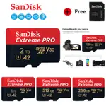 EXTREME PRO 閃存卡 MICRO SD 卡 2TB 512GB 256GB 128GB U3 V30 TF 卡