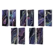 MONIKA STRIGEL DREAM WAVES MARBLE LEATHER BOOK WALLET CASE FOR SAMSUNG PHONES 1