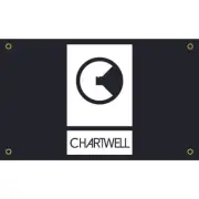 Chartwell black Sign Flag decorative Banner HIFI Sound room Audio Display