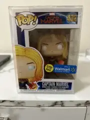 Funko Pop! Captain Marvel #432 GITD Walmart Exclusive