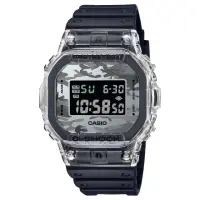 在飛比找momo購物網優惠-【CASIO 卡西歐】G-SHOCK方形迷彩錶盤電子錶(DW