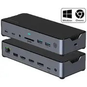 Comsol Triple Monitor USB-C Docking Station