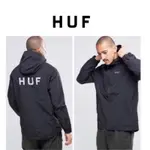 🇺🇸絕版正品HUF STANDARD SHELL JACKET 防風外套 美國潮流 黑色夾克 教練 零碼