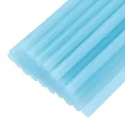 Mini Hot Glue Sticks for Glue Gun 4-inch x 0.28-inch Luminous Blue 30Pcs