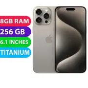 Apple iPhone 15 Pro (256GB, Titanium) Australian Stock - Refurbished (Excellent)