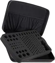 SEWACC Battery Organizer Storage Box Durable Case for AAA Batteries Portable Shockproof Splashproof Dirtproof Battery Storage for Travel