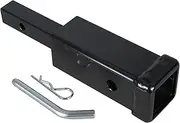 Bidach 1.25 Inches to 2 Inches Receiver Hitch Adapter 1-1/4 to 2 Inches Receiver Hitch Adapter
