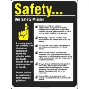 Accuform Safety Poster,22 in x 17 in,Plastic SP124487L Accuform SP124487L
