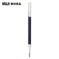 在飛比找momo購物網優惠-【MUJI 無印良品】自由換芯膠墨筆芯/藍0.5mm