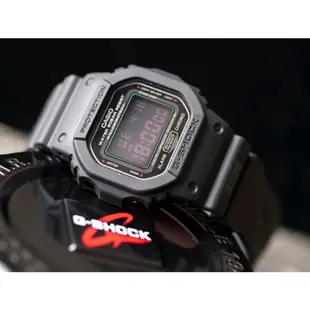 CASIO G-SHOCK 軍事風格霧黑休閒錶-DW-5600MS-1