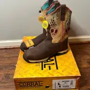 Corral Hydro Resist Safety Toe womens boot size 11M