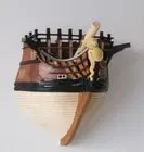 The Great's Flagship INGERMANLAND Ship Bow Scale 1:50 Wood Model Ship Kit