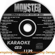FEMALE COUNTRY HITS 2002 Karaoke CD+G MONSTER HITS VOL-1129 In White Sleeve