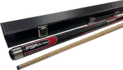 FSA Pro Series Soft Grip Hybrid RED Ash Pool Snooker Billiard Cue and Case Set